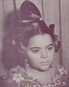 Fallera Mayor Infantil 1977